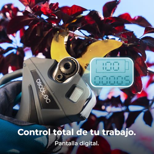Tijeras de podar eléctricas Cecotec sin escobillas 21V 40mm 2 BaterÃas