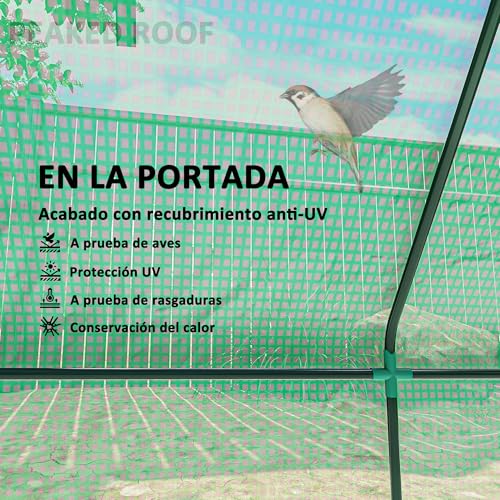 Invernadero exterior Outsunny 240x90x90 cm