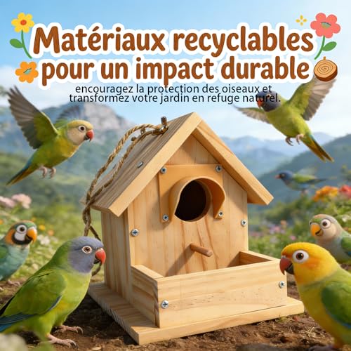 Casita Para Pajaros Nido