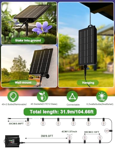 Guirnaldas Solares Exteriores FIFlying solar 31.9M