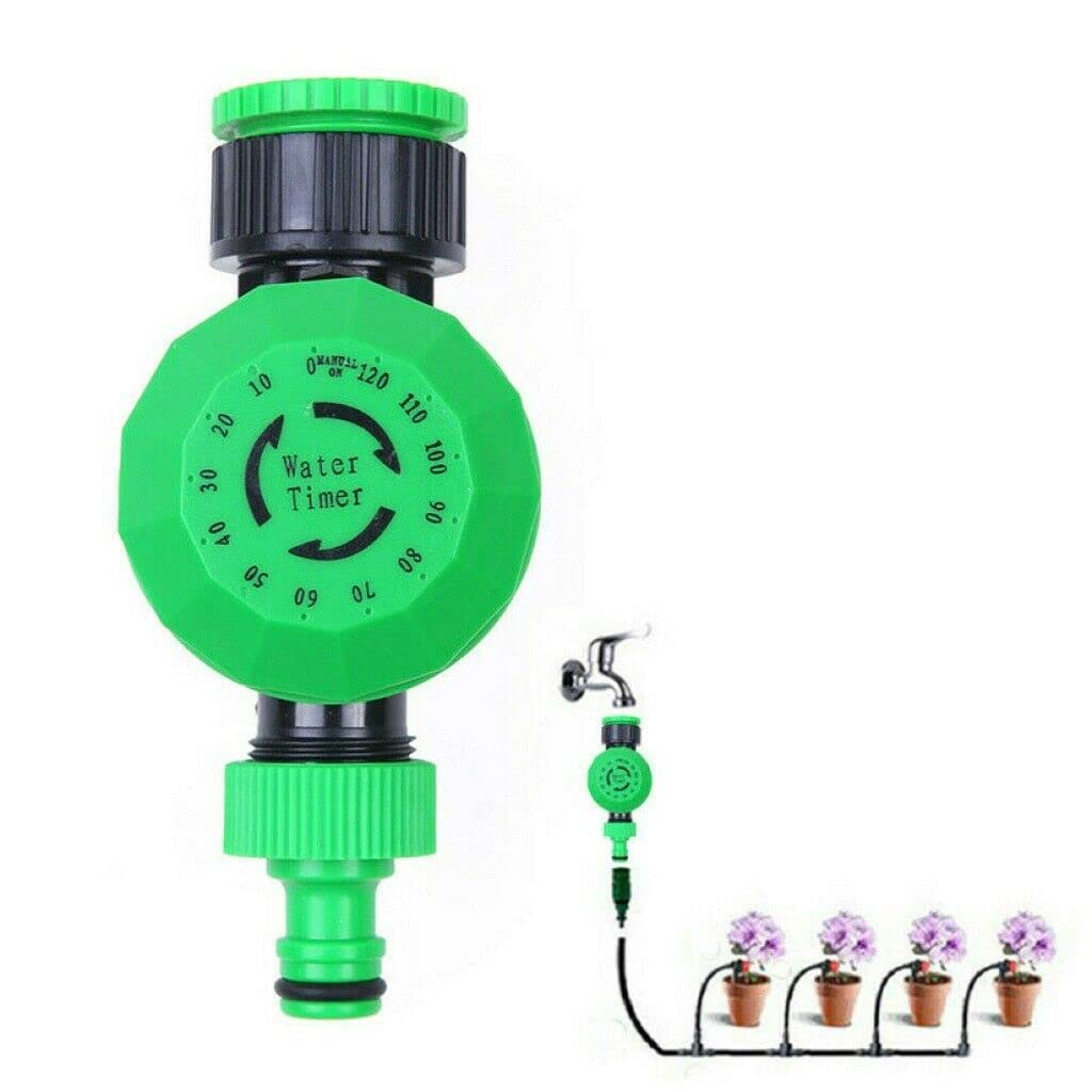 Temporizador de Agua mecánico para grifo, controlador de riego automático para jardín en