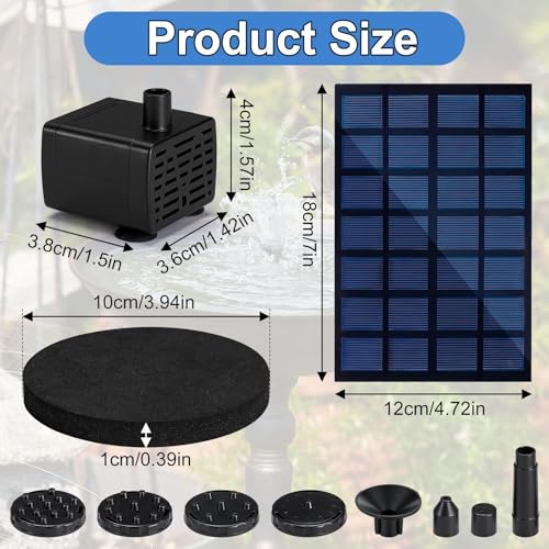 Fuente Solar Pequeña Fuente solar 2.5w 3M
