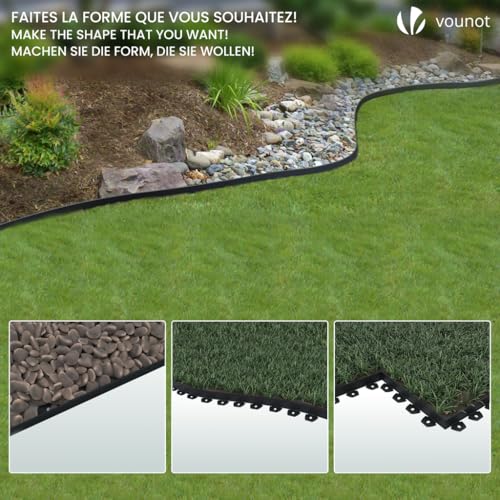 Borduras Para Jardin VOUNOT 20m 5cm