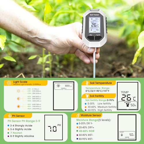 Sensores De Humedad Para Plantas YAMRON solar