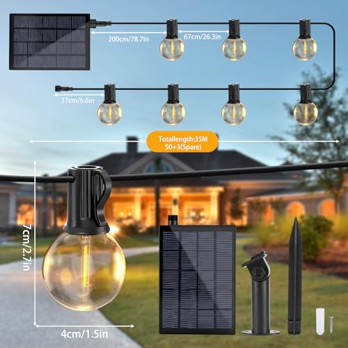 Guirnaldas Solares Exteriores Sprifityy solar 35m