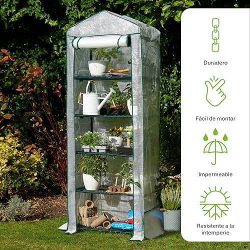 Invernadero de Terraza y JardÃn - para Cultivar Tus Propias Verduras y Flores - con