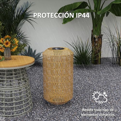Faroles Solares Decorativos Outsunny solar 30x55 cm