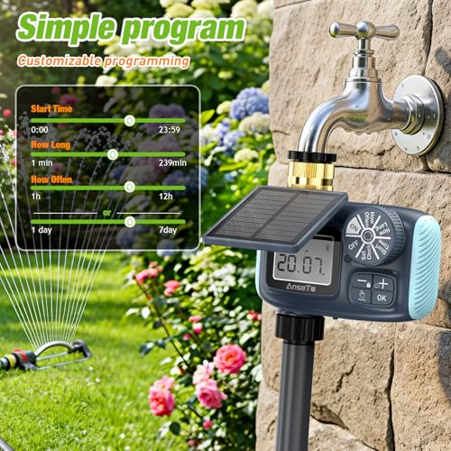 Programador de riego solar