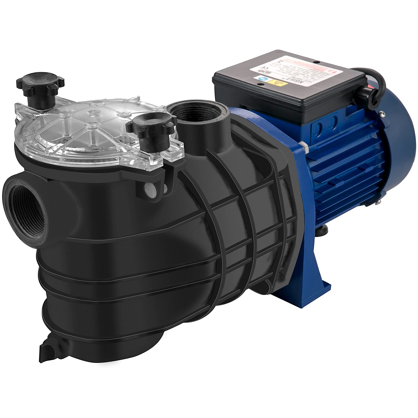 Bomba de piscina VEVOR 18000L/h 1 HP 750W