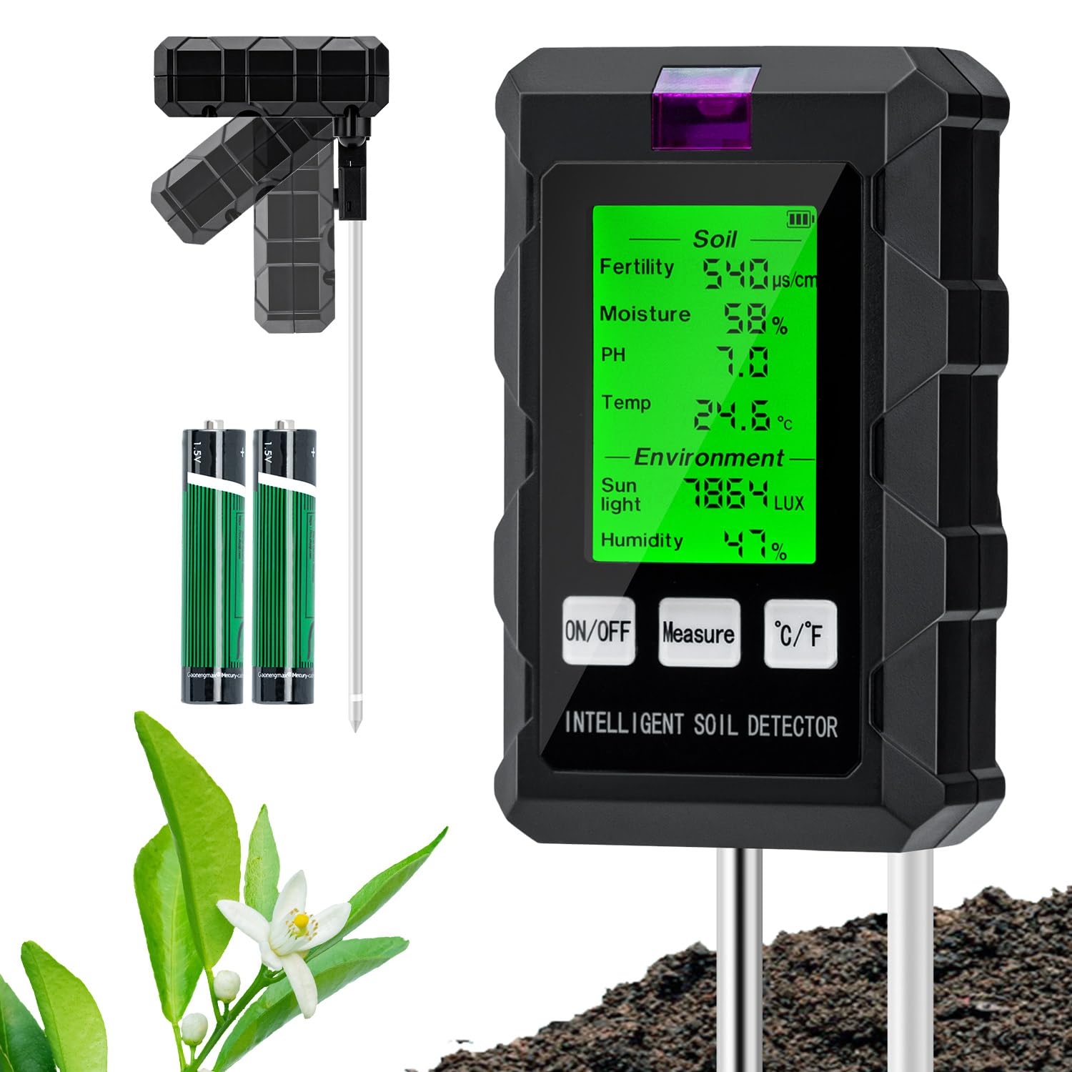 Sensores De Humedad Para Plantas Wigearss solar