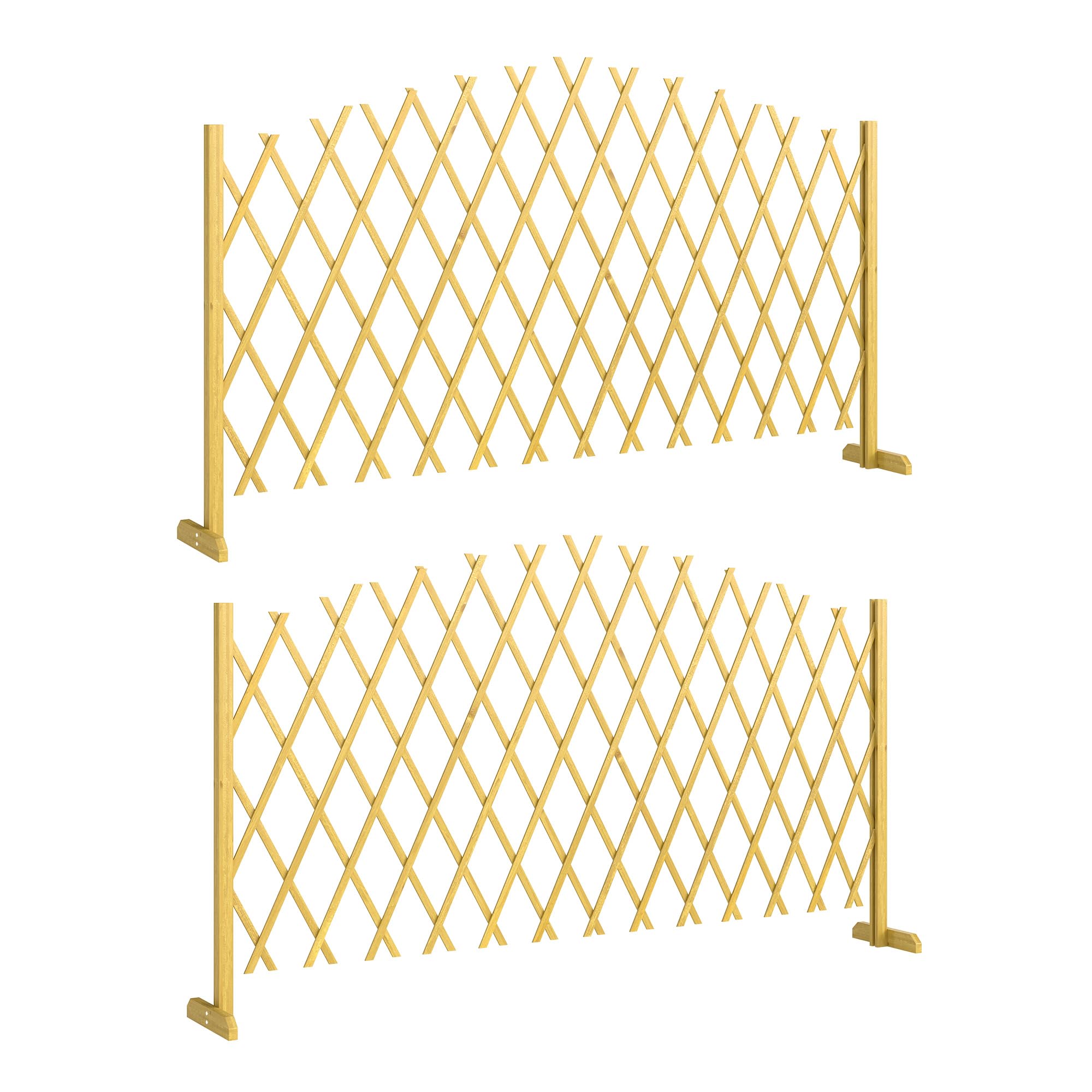 Vallas Decorativas Pequeñas Outsunny 180x30x103 cm