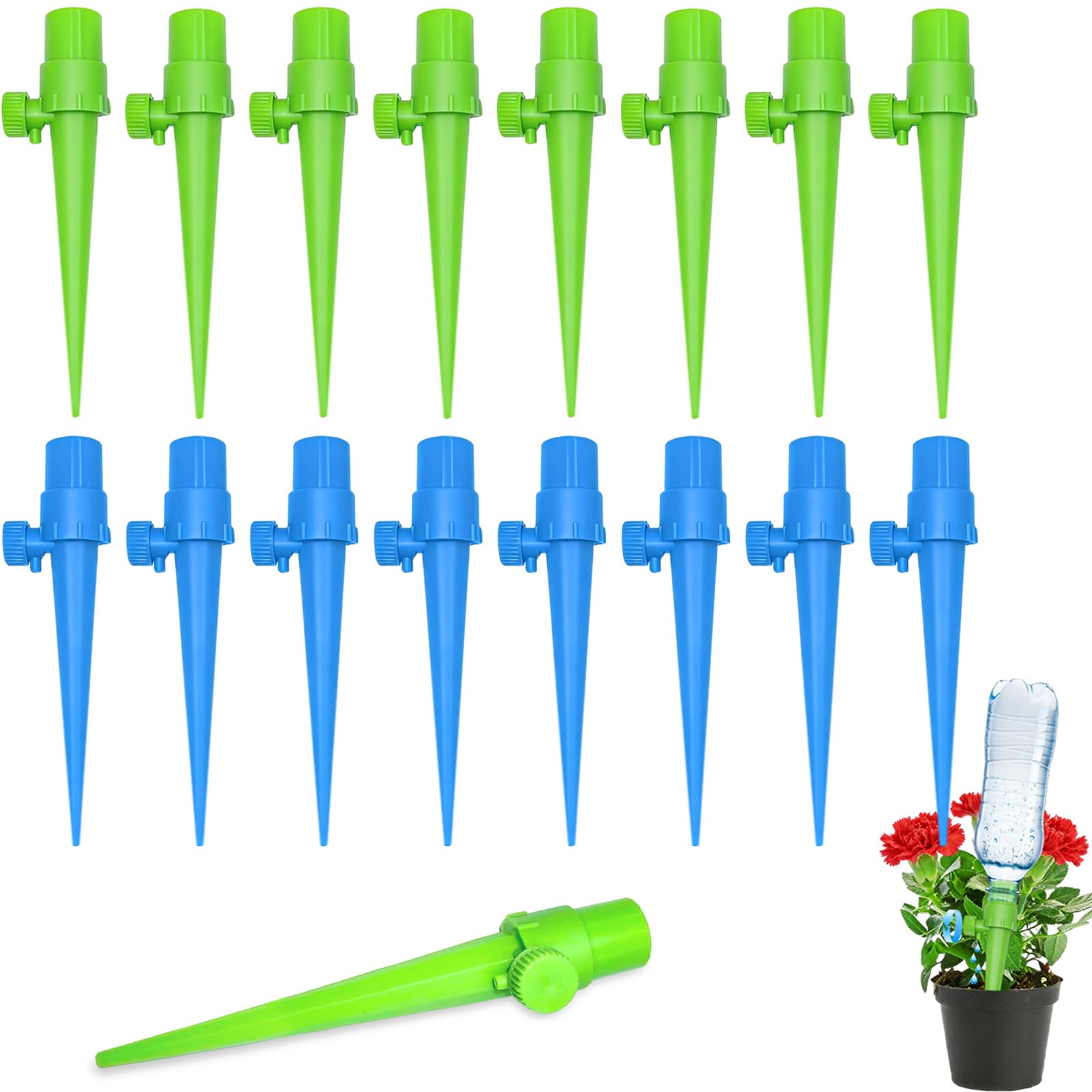 16 Piezas Riego por Goteo Automático Kit, Riego Por Goteo Para Macetas, Riego por goteo