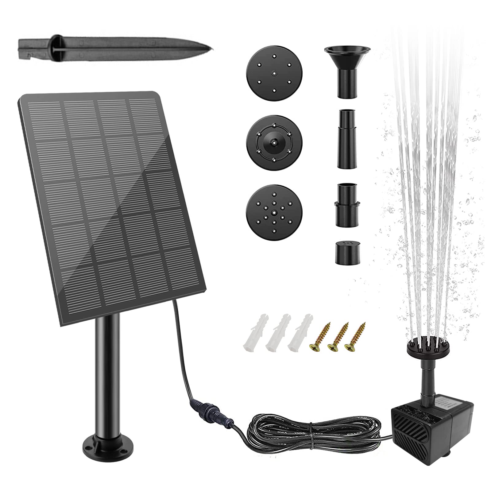 Fuente Solar Pequeña Fuente solar 2.5W