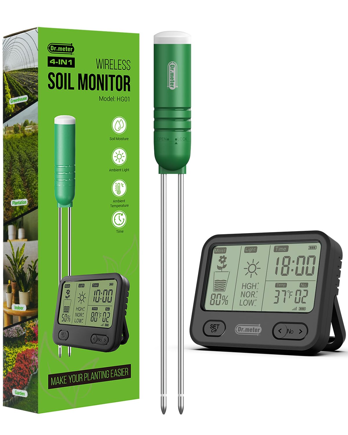 Sensores De Humedad Para Plantas Dr.meter