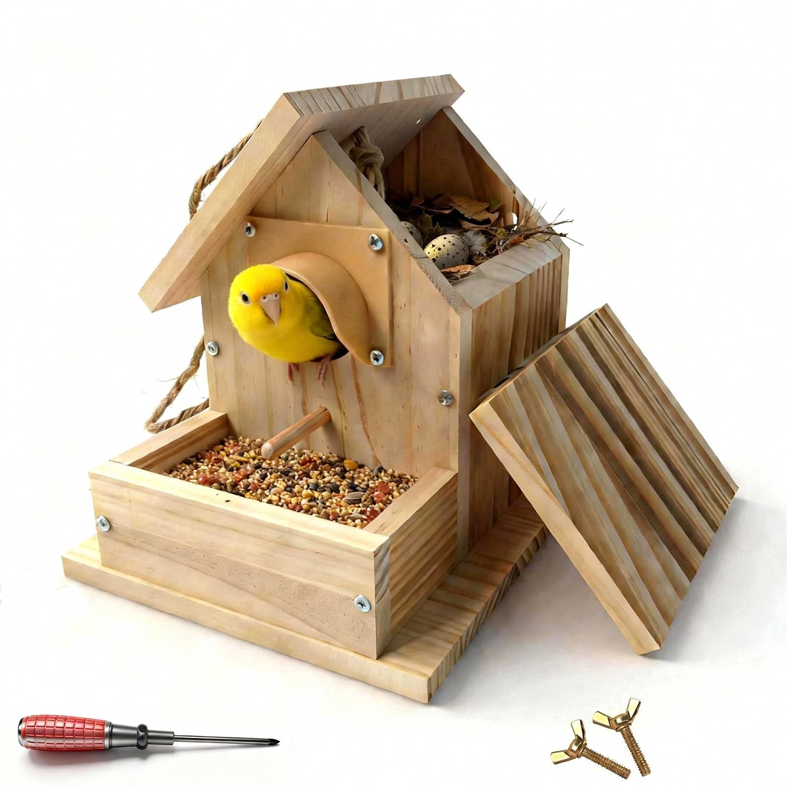 Casita Para Pajaros Nido