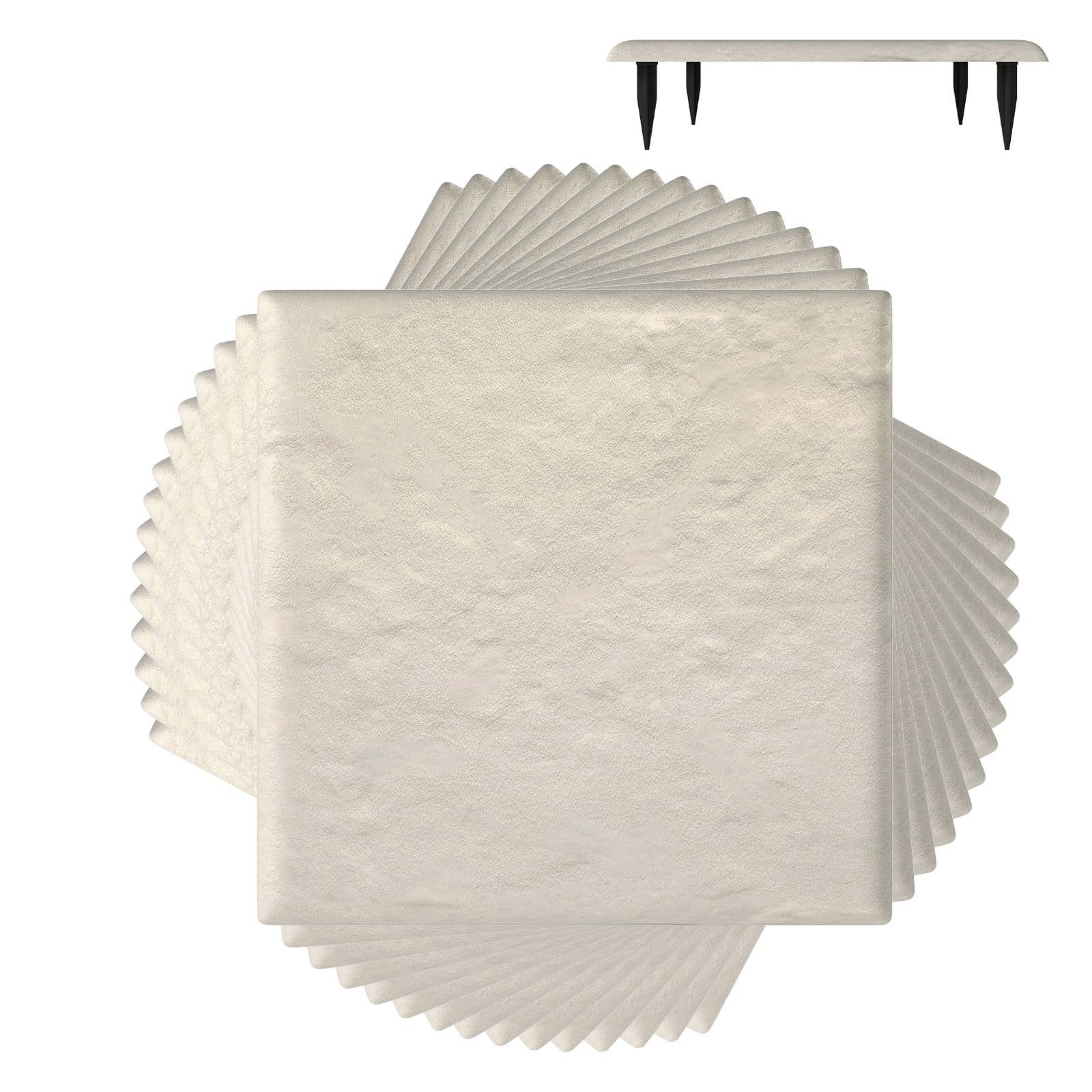 Caminos De Piedra Decorativa COSTWAY 39,5 x 39,5 cm