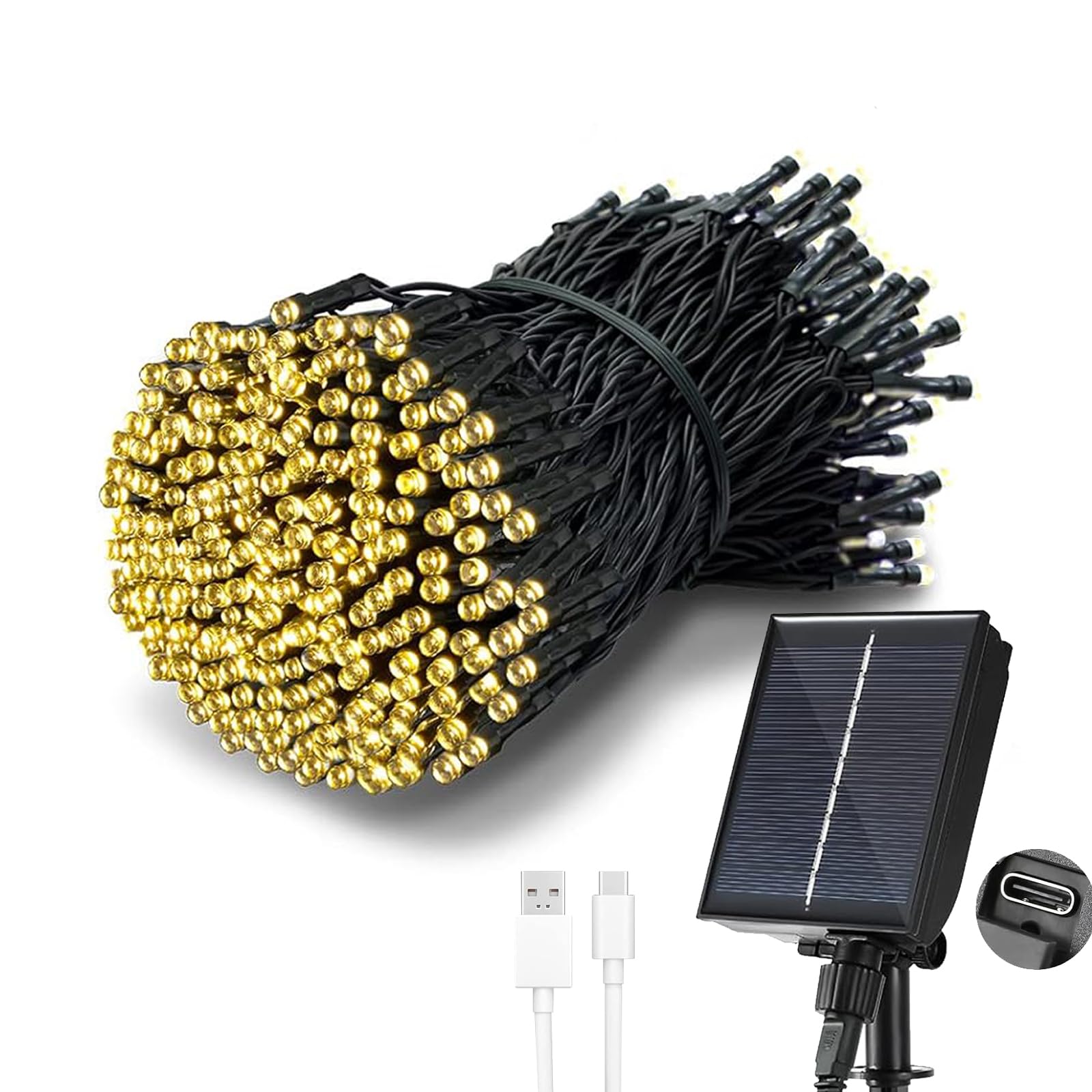 Guirnaldas Solares Exteriores Tacobey solar 20M