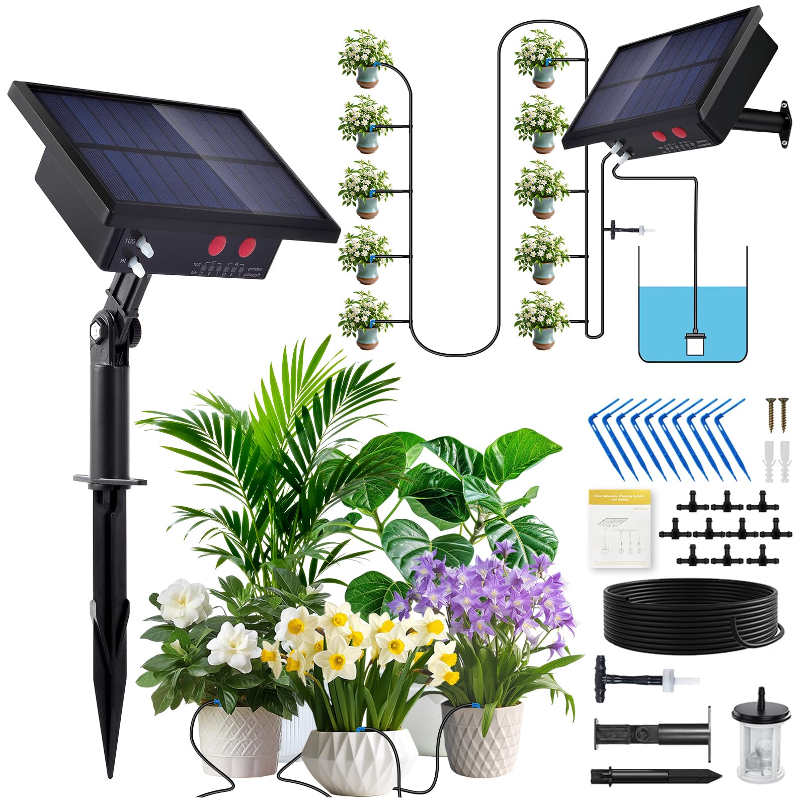 Sistema De Riego solar 10 M