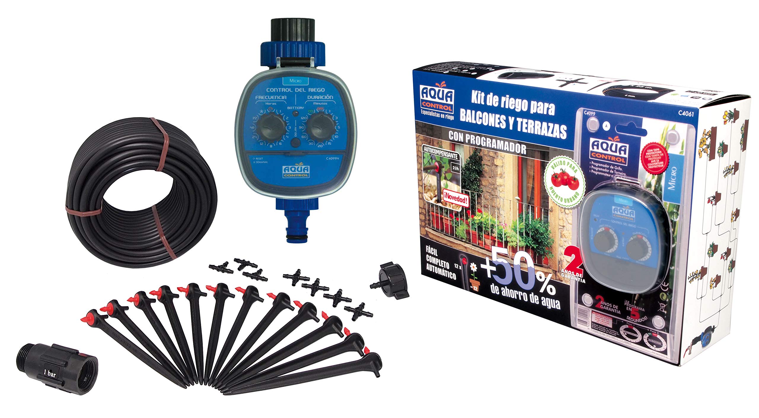 Goteros regulables Aqua Control 2 l/h 4 mm