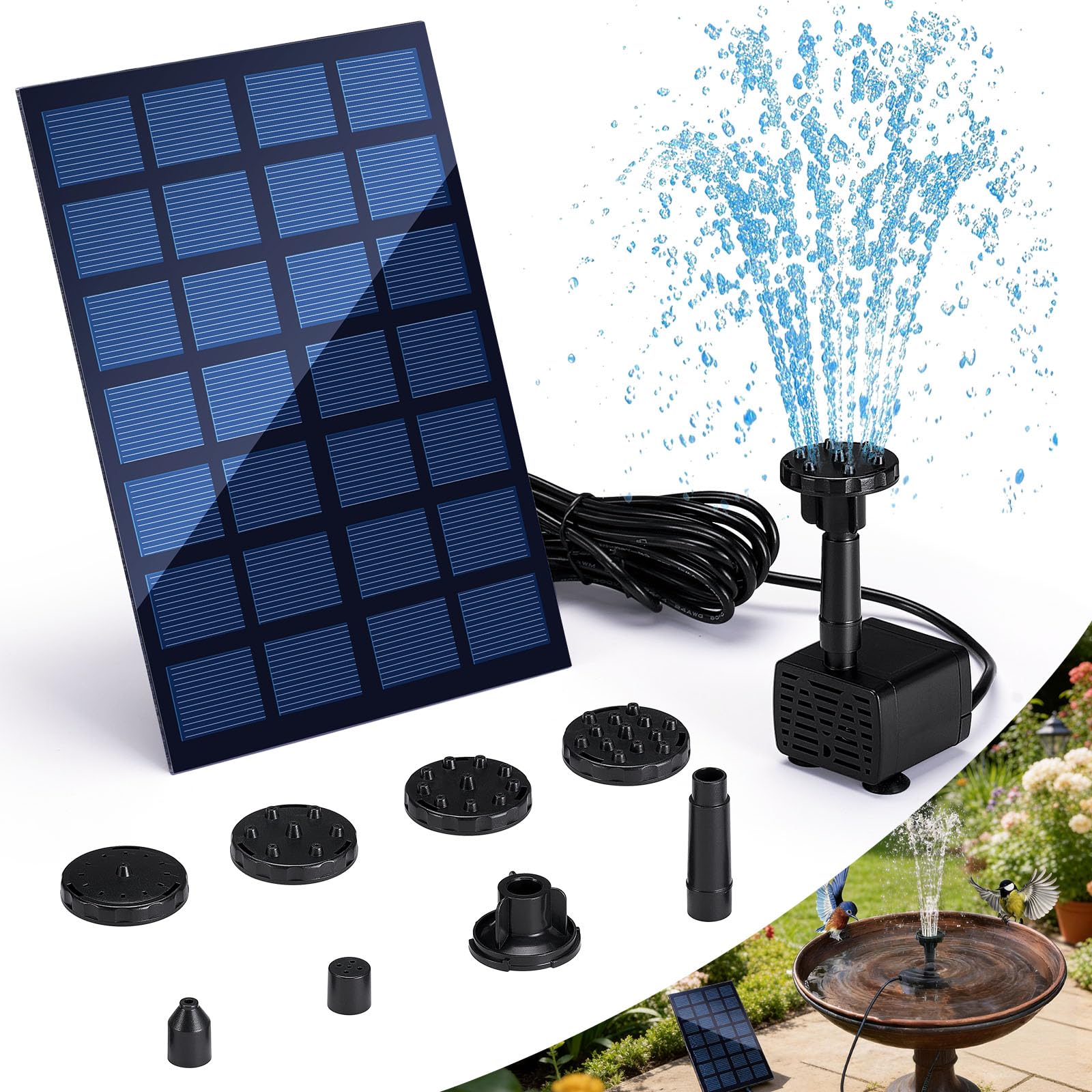 Fuente Solar Pequeña Fuente solar 2.5w 3M