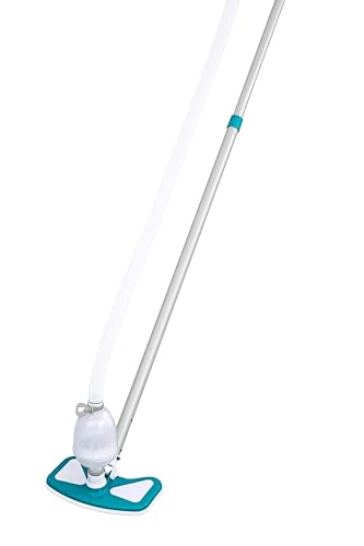 BESTWAY Kit de Mantenimiento para Piscinas AquaClean con Pértiga 279 cm, Limpiafondos Azul