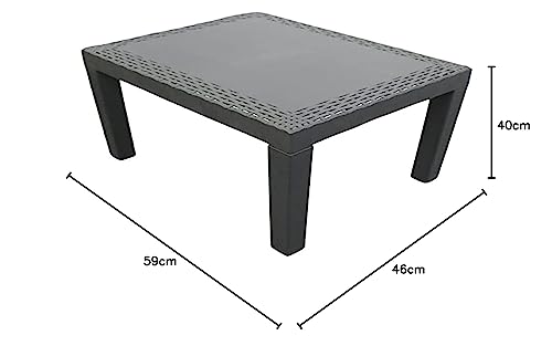 Mesa Auxiliar Exterior Mesa 59 x 46 x 40 cm