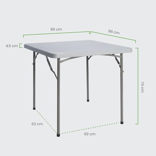 Mesa Auxiliar Exterior Mesa 87 x 87 Cm