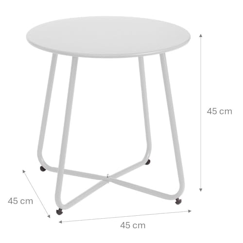 Mesa Auxiliar Exterior MONTY 45 x 45 cm