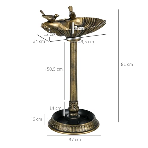 Bebedero Para Pajaros Outsunny 81 cm