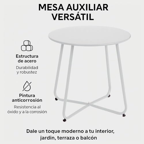 Mesa Auxiliar Exterior MONTY 45 x 45 cm