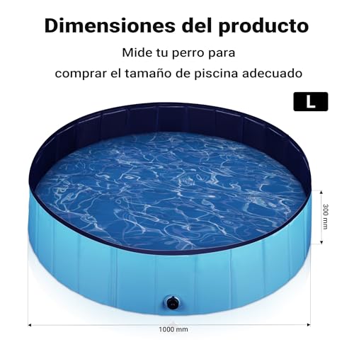 Piscina para perros Fudajo 100 x 30 cm