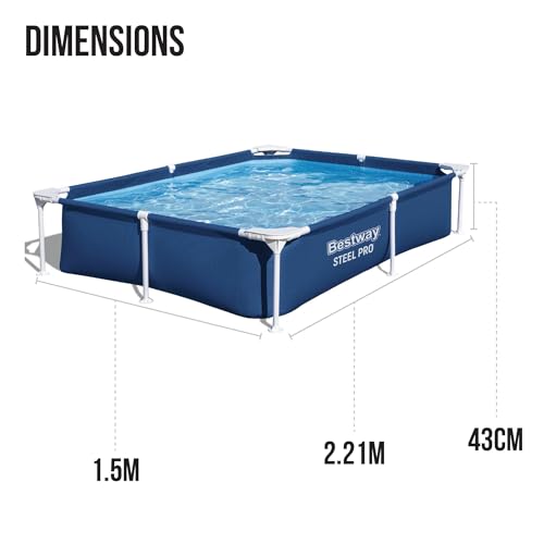 Piscina desmontable 2.21m 1.50m 43cm