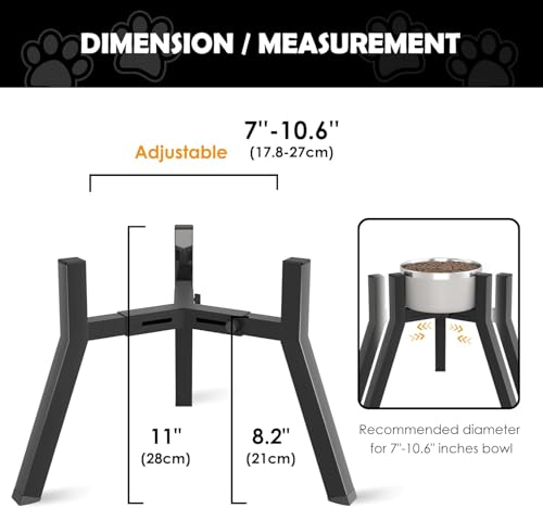 Comedero Elevado ADENGL 11 Pulgadas