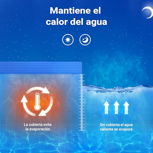Piscina desmontable Cubierta solar 4x6m