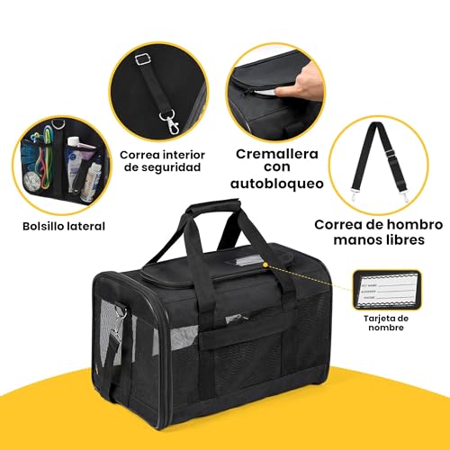 Transportin Para Gatos Y Perros Conlun