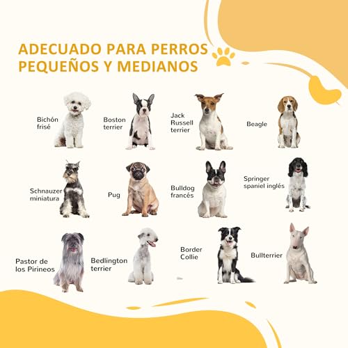 Valla Plegable Para Mascotas PawHut 210x70 cm