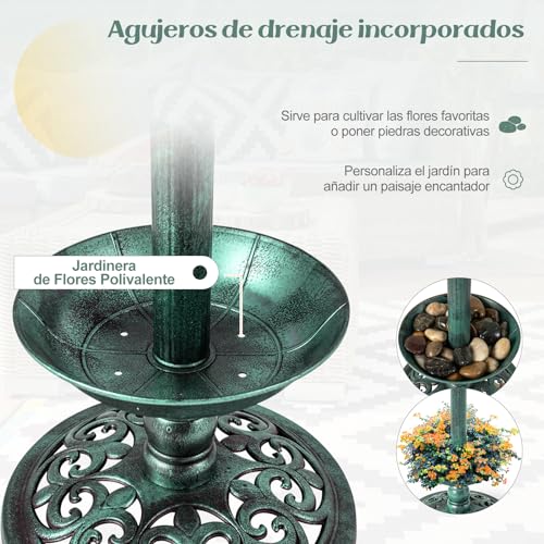 Comedero Para Aves COSTWAY 43 x 43 x 110 cm
