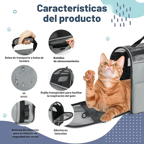 Transportin Para Gatos Y Perros Zavothy