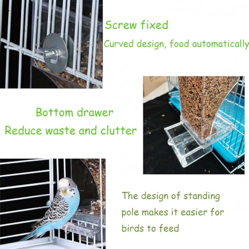 Comedero Para Aves Comedero 18,5 x 7,5 x 8,5 cm