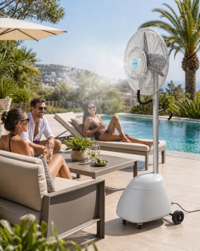Ventilador Nebulizador Exterior OFRESH 195cm 80m