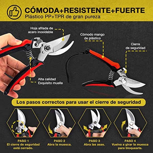 Tijeras de podar eléctricas KOTTO 20 mm
