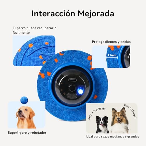 Cheerble Wicked Ball Air - Pelota Interactiva Perro, Automática Juegos para Perros,