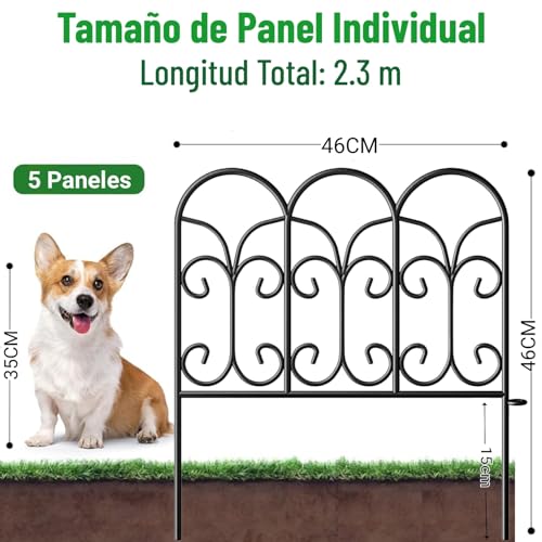 Vallas Decorativas Pequeñas Amagabeli 46cm 2.3m