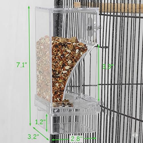 Comedero Para Aves Comedero 18,5 x 7,5 x 8,5 cm