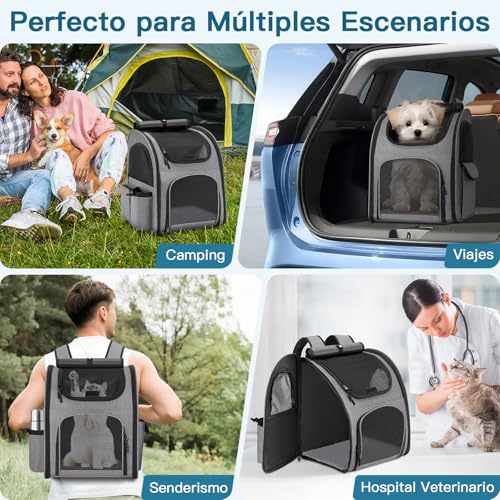 Transportin Para Gatos Y Perros Mochila
