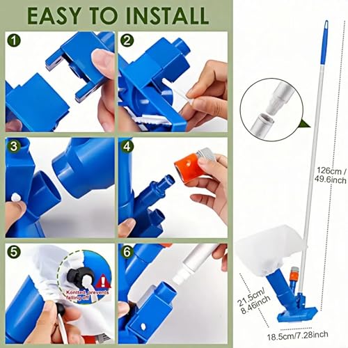 Limpiafondos para piscina 140 cm