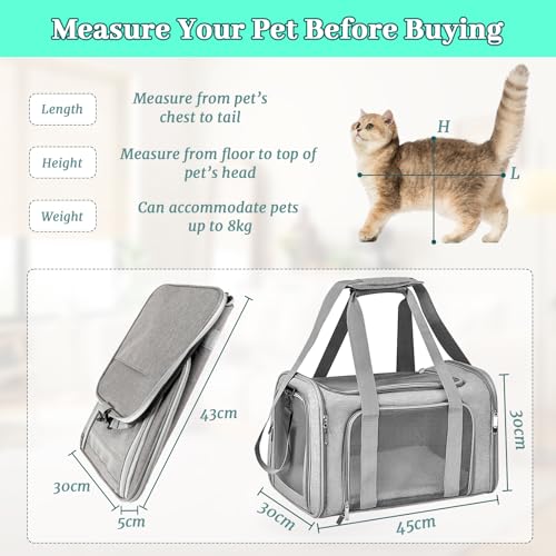 Transportin Para Gatos Y Perros Bolsa 30 cm
