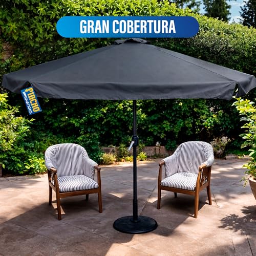 Sombrilla Grande Exterior Pincho solar 330cm 330 CM