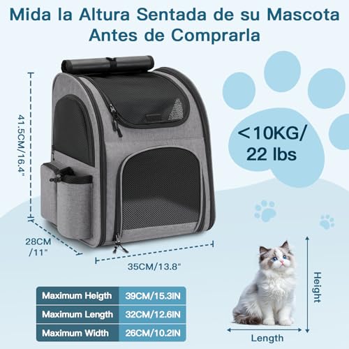 Transportin Para Gatos Y Perros Mochila