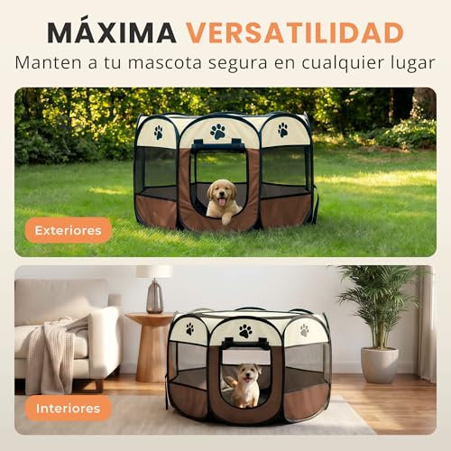 Parque Para Perros Exterior JUPPLIES 73x73x43 cm
